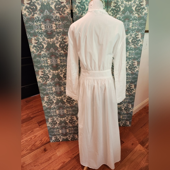 Eileen West Queen Ann's Lace for Neiman Marcus Edwardian Dressing Gown Robe - Picture 4 of 8